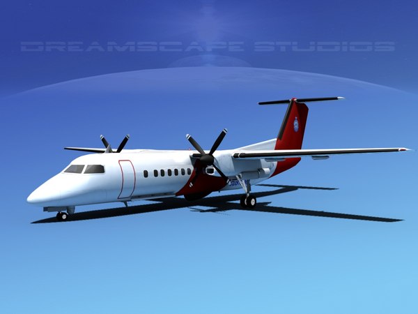dhc-8 q300 3d 3ds