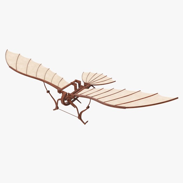 3D leonardo da vinci flying