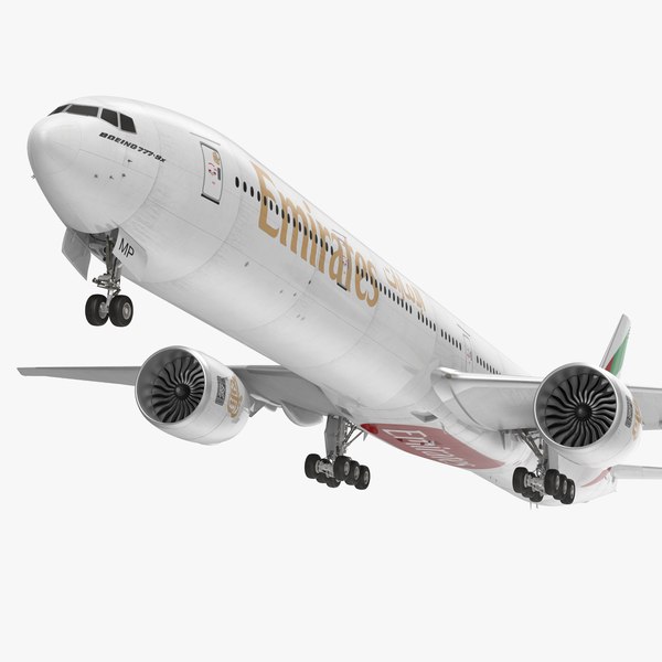 3d model boeing 777-9x emirates airlines