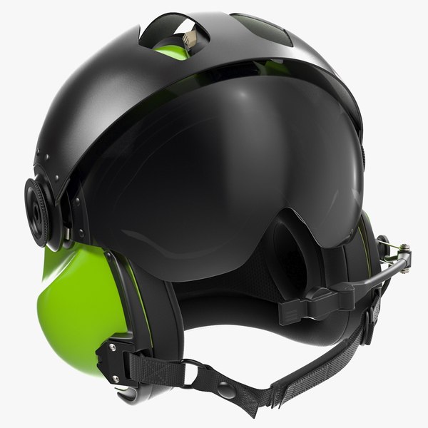 evolution 252 flight helmet 3D model