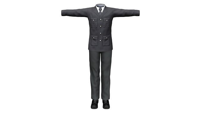 Conductor Ticketer Greeter Driver Postman Style Uniform