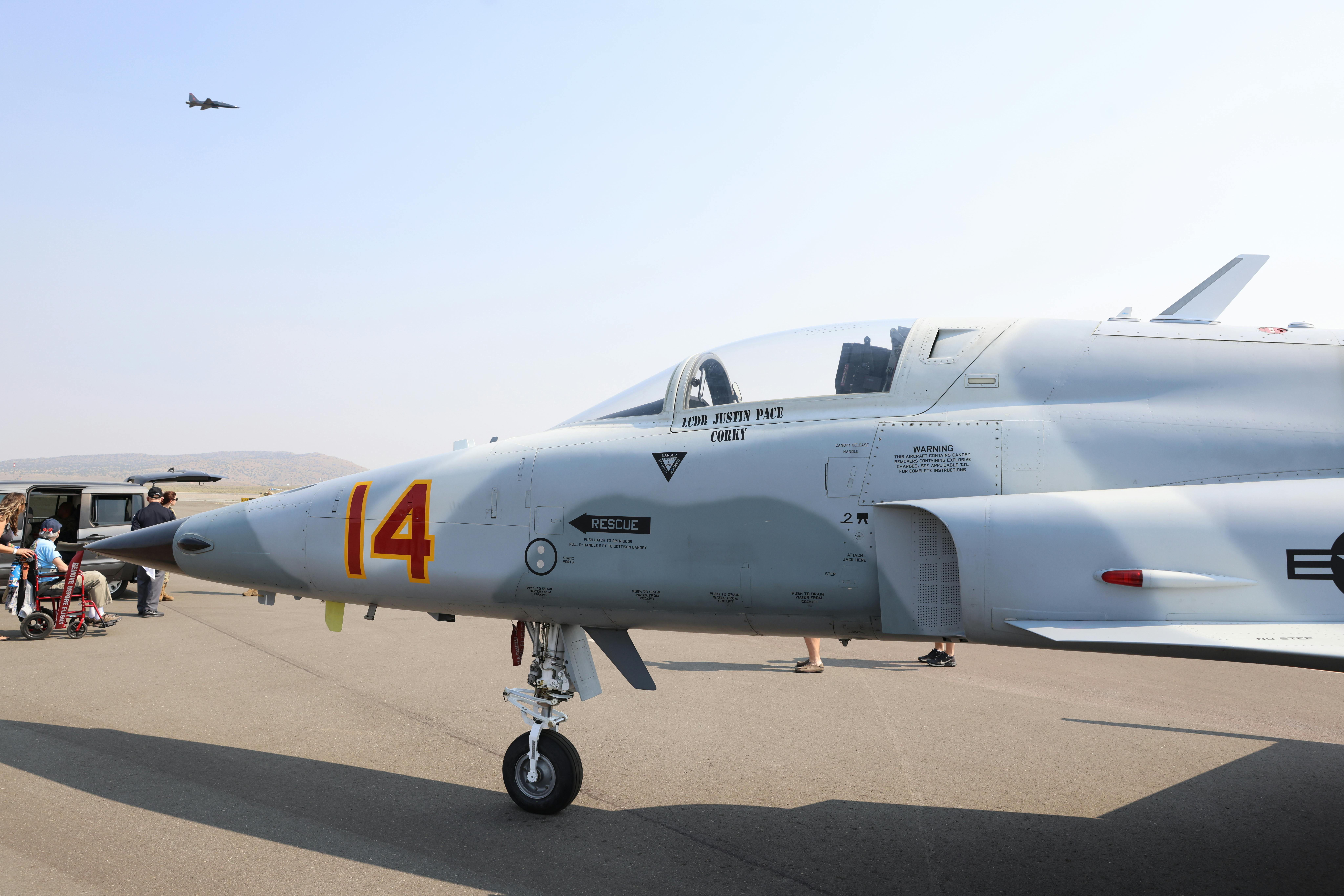 jet fighter in the airfield