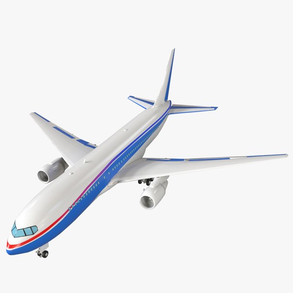 3D Low Poly Airliner