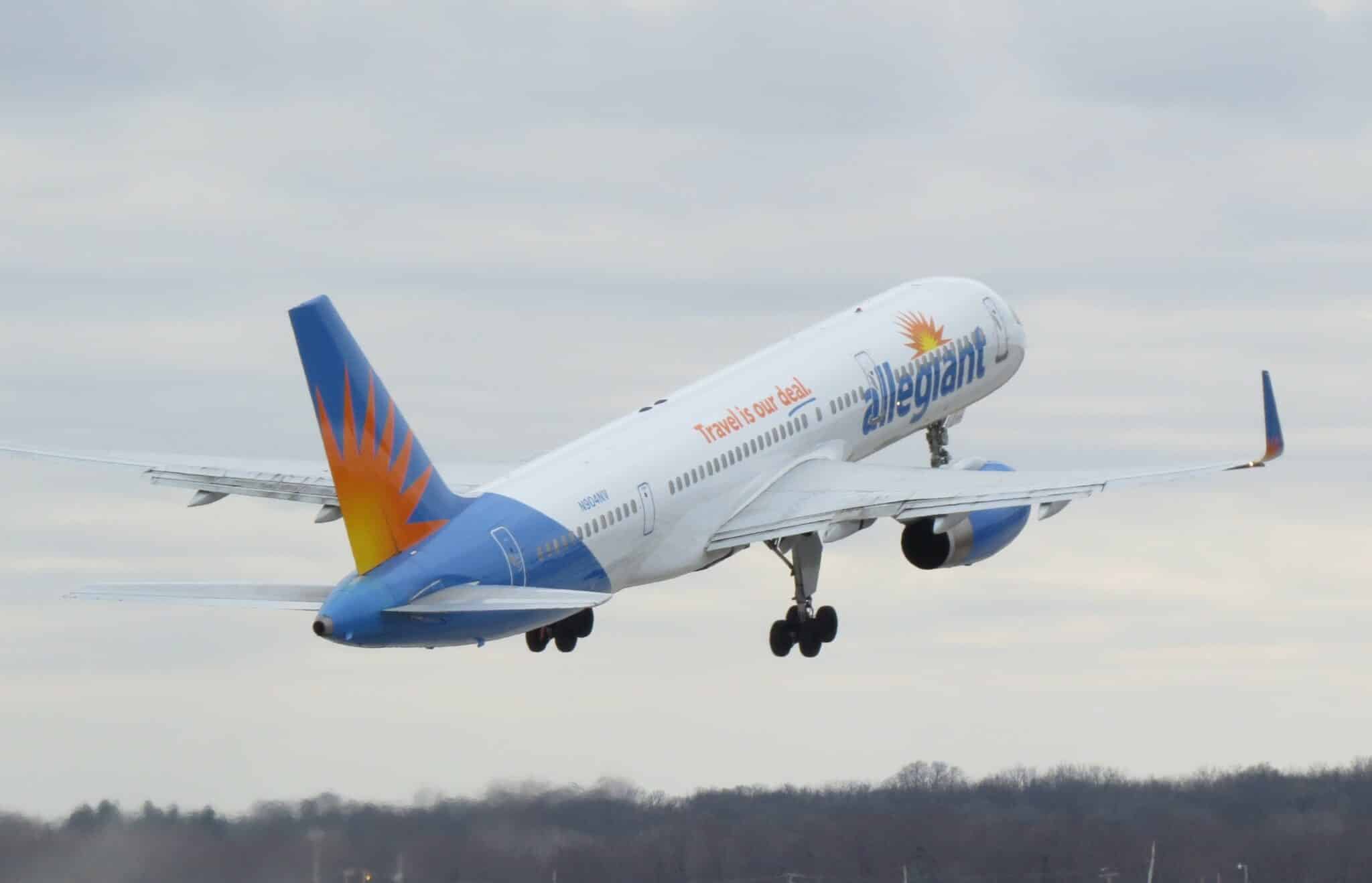 allegiant air take off